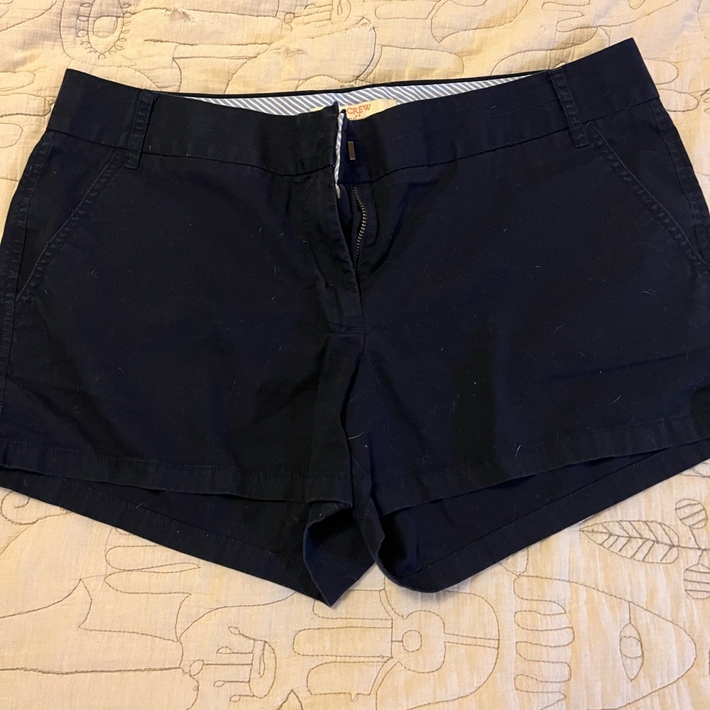 J. Crew Chino Cotton Shorts - Navy